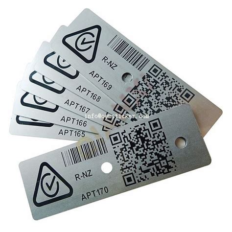 metal rfid tag|qr code metal tag printer.